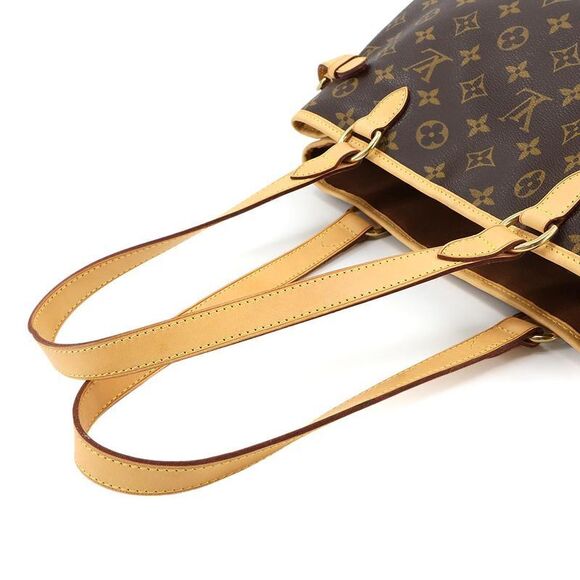 Louis Vuitton Monogram Batignolles Orizzontal Tote Bag Brown M51154 Gold - Picture 4 of 9